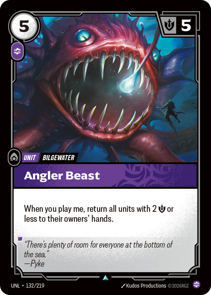 Angler Beast (Foil) - Unleashed (132/219)
