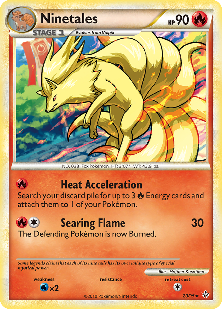 Pokemon | Ninetales (20/95) [HeartGold & SoulSilver: Unleashed] | The Nerd Merchant