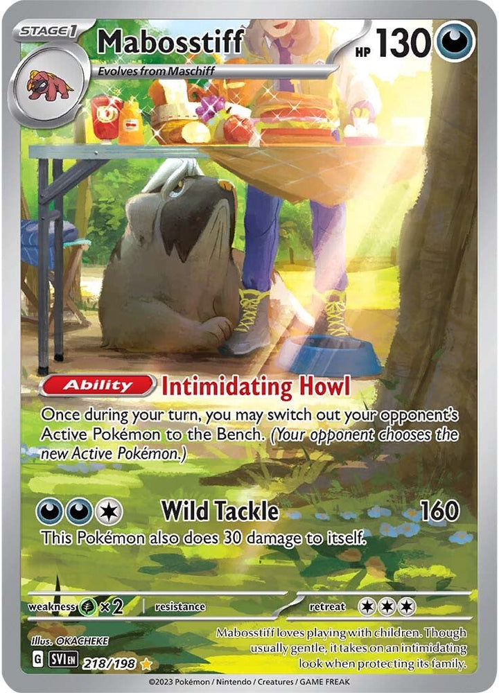 Pokemon | Mabosstiff (218/198) [Scarlet & Violet: Base Set] | The Nerd Merchant