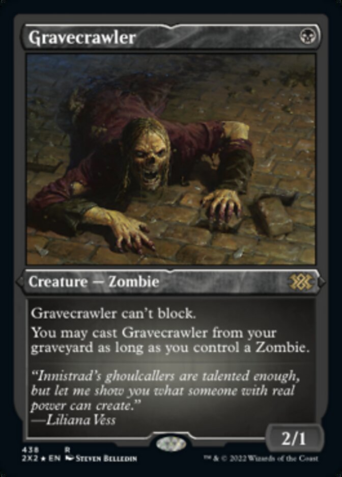 Magic | Gravecrawler (Foil Etched) [Double Masters 2022] | The Nerd Merchant