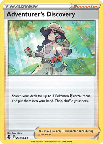 Pokemon | Adventurer's Discovery (224/264) [Sword & Shield: Fusion Strike] | The Nerd Merchant