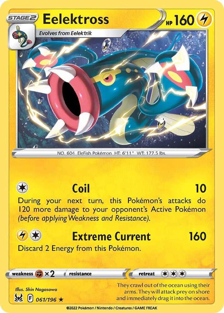 Pokemon | Eelektross (061/196) [Sword & Shield: Lost Origin] | The Nerd Merchant