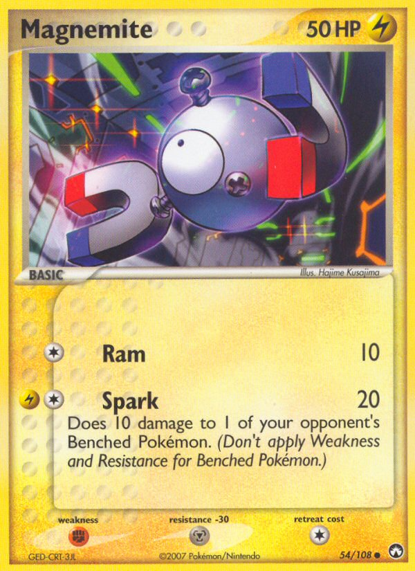 Pokemon | Magnemite (54/108) [EX: Power Keepers] | The Nerd Merchant