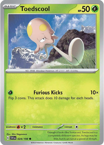 Pokemon | Toedscool (024/198) [Scarlet & Violet: Base Set] | The Nerd Merchant