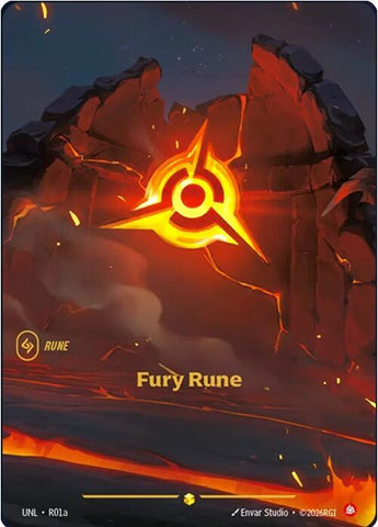 Fury Rune (Alternate Art) (Foil) - Unleashed (R01a)
