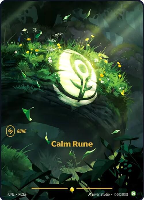Calm Rune (Alternate Art) (Foil) - Unleashed (R02a)