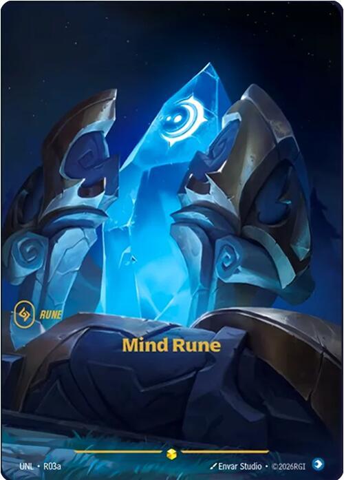 Mind Rune (Alternate Art) (Foil) - Unleashed (R03a)