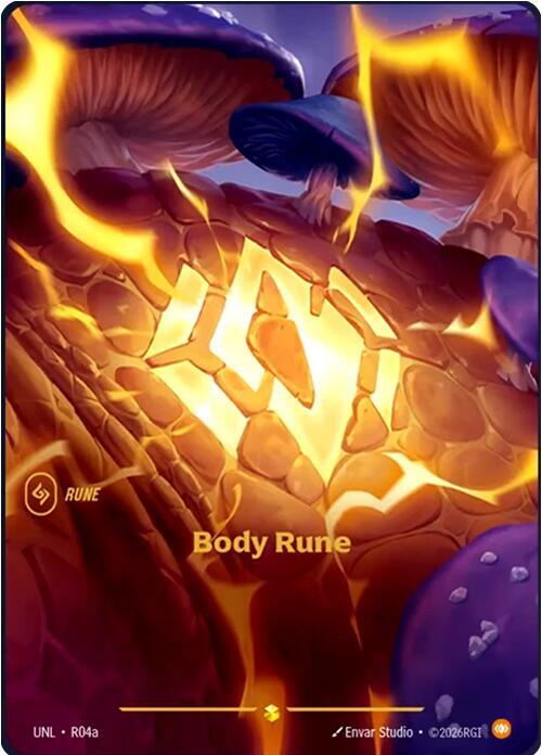 Body Rune (Alternate Art) (Foil) - Unleashed (R04a)