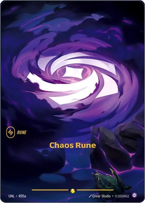 Chaos Rune (Alternate Art) (Foil) - Unleashed (R05a)