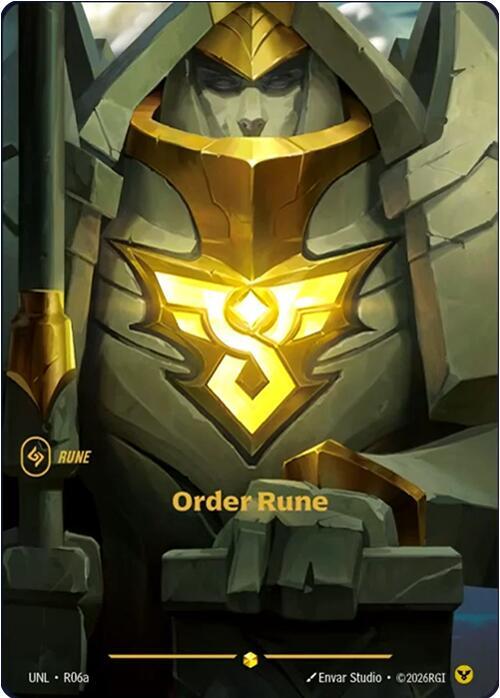 Order Rune (Alternate Art) (Foil) - Unleashed (R06a)