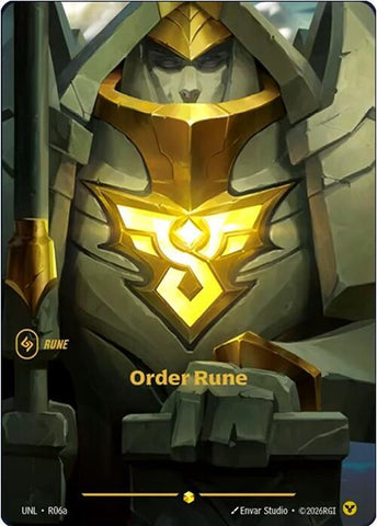 Order Rune (Alternate Art) (Foil) - Unleashed (R06a)