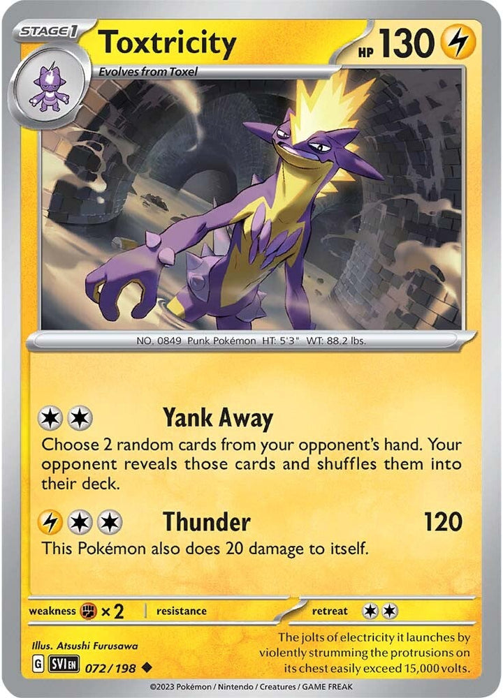 Pokemon | Toxtricity (072/198) [Scarlet & Violet: Base Set] | The Nerd Merchant