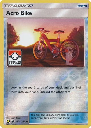 Pokemon | Acro Bike (123a/168) (League Promo) [Sun & Moon: Celestial Storm] | The Nerd Merchant