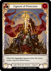 Flesh and Blood TCG | Figment of Protection // Aegis, Archangel of Protection (Marvel) [DTD007] (Dusk Till Dawn)  Cold Foil | The Nerd Merchant