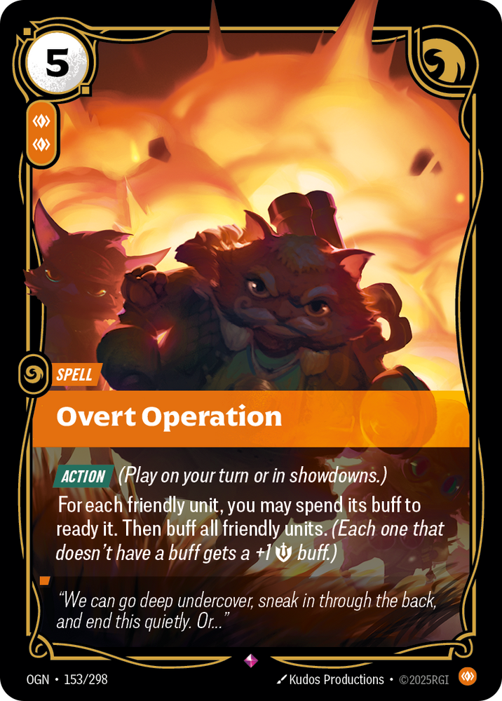 Overt Operation (Foil) - Origins #153
