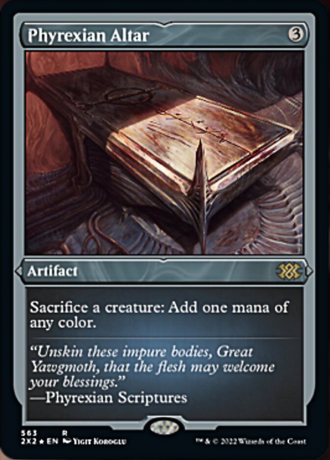 Magic | Phyrexian Altar (Foil Etched) [Double Masters 2022] | The Nerd Merchant