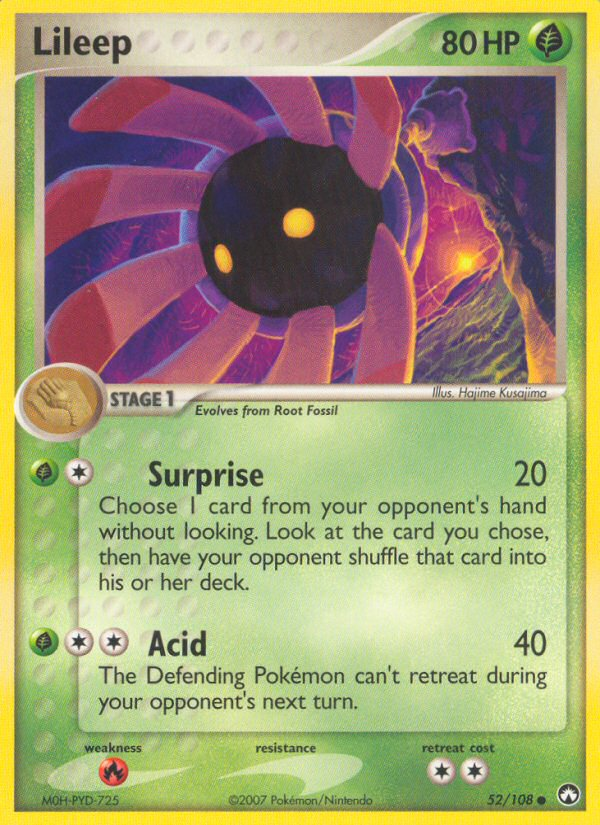 Pokemon | Lileep (52/108) [EX: Power Keepers] | The Nerd Merchant