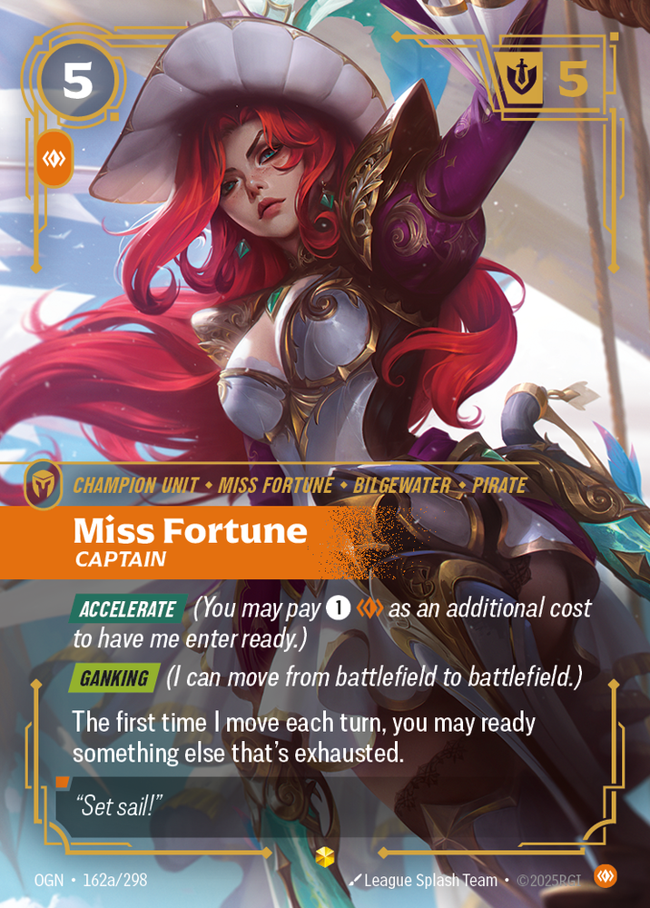 Miss Fortune, Captain (Alt Foil) - Origins #162