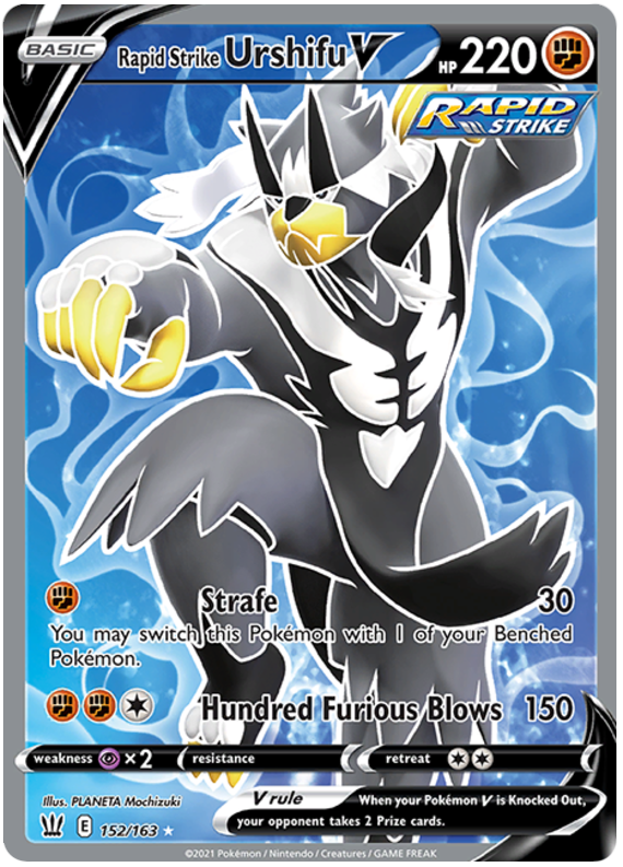 Pokemon | Rapid Strike Urshifu V (152/163) [Sword & Shield: Battle Styles] | The Nerd Merchant