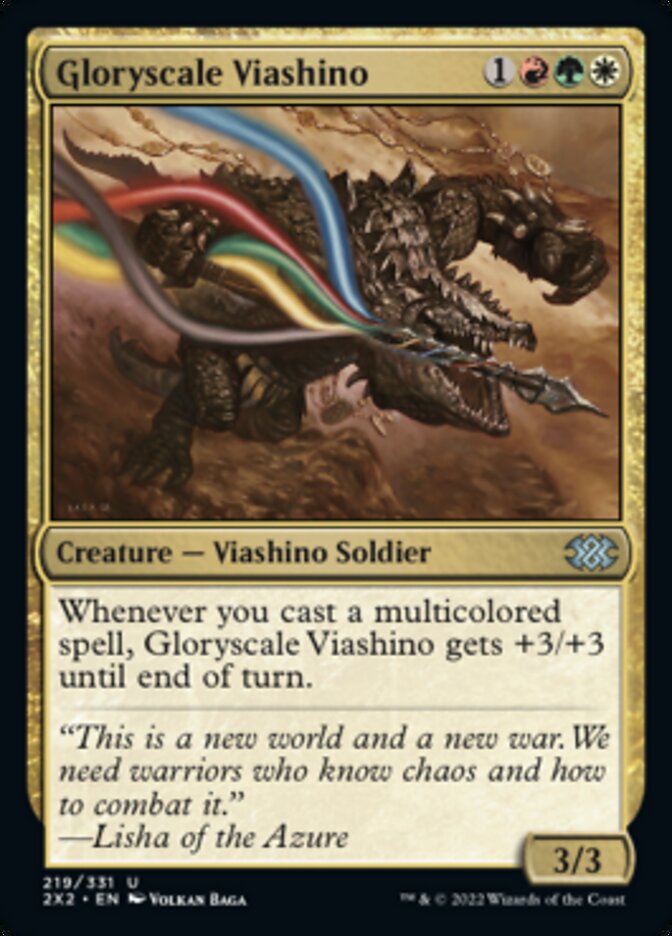 Magic | Gloryscale Viashino [Double Masters 2022] | The Nerd Merchant