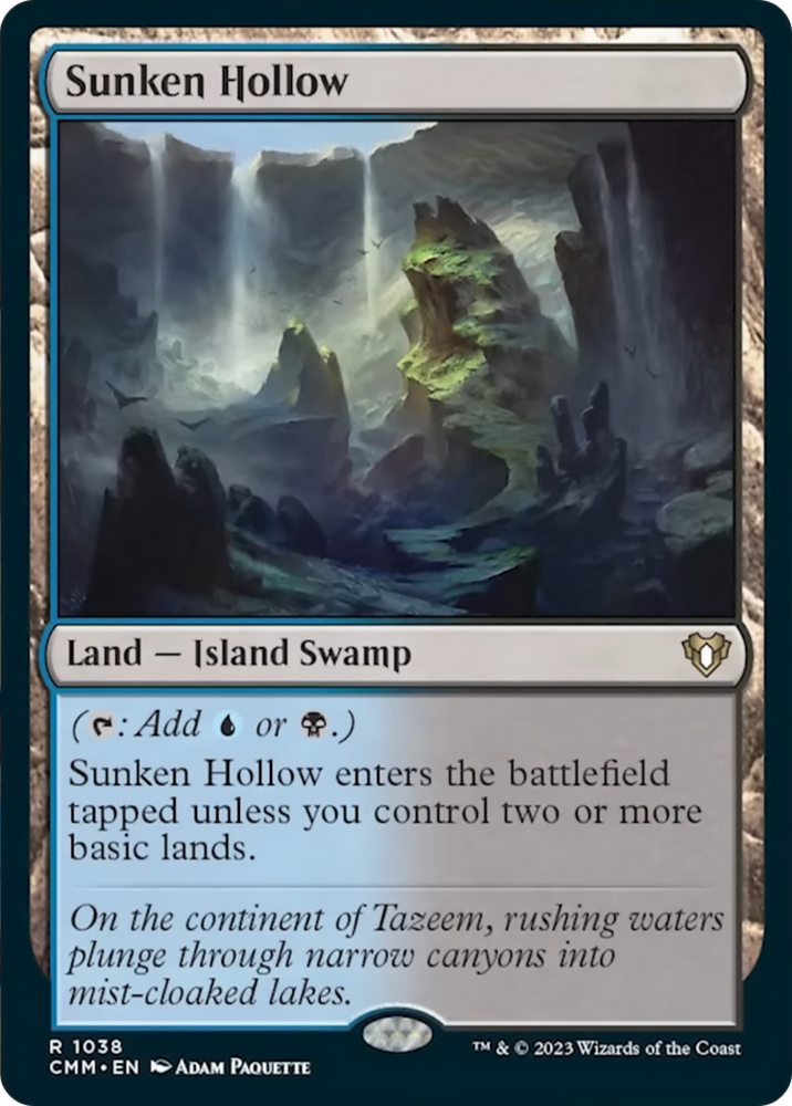 Magic | Sunken Hollow [Commander Masters] | The Nerd Merchant