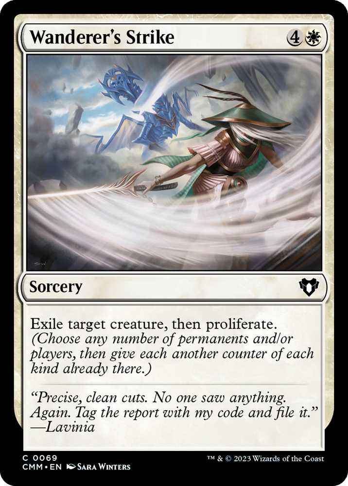 Magic | Wanderer's Strike [Commander Masters] | The Nerd Merchant
