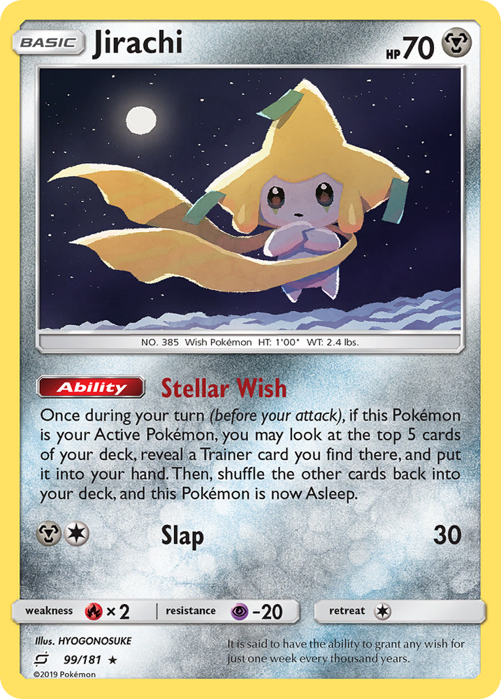 Pokemon | Jirachi (99/181) [Sun & Moon: Team Up] | The Nerd Merchant