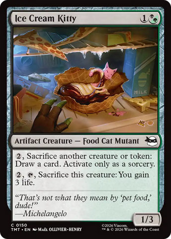 Magic | Ice Cream Kitty [Teenage Mutant Ninja Turtles] | The Nerd Merchant