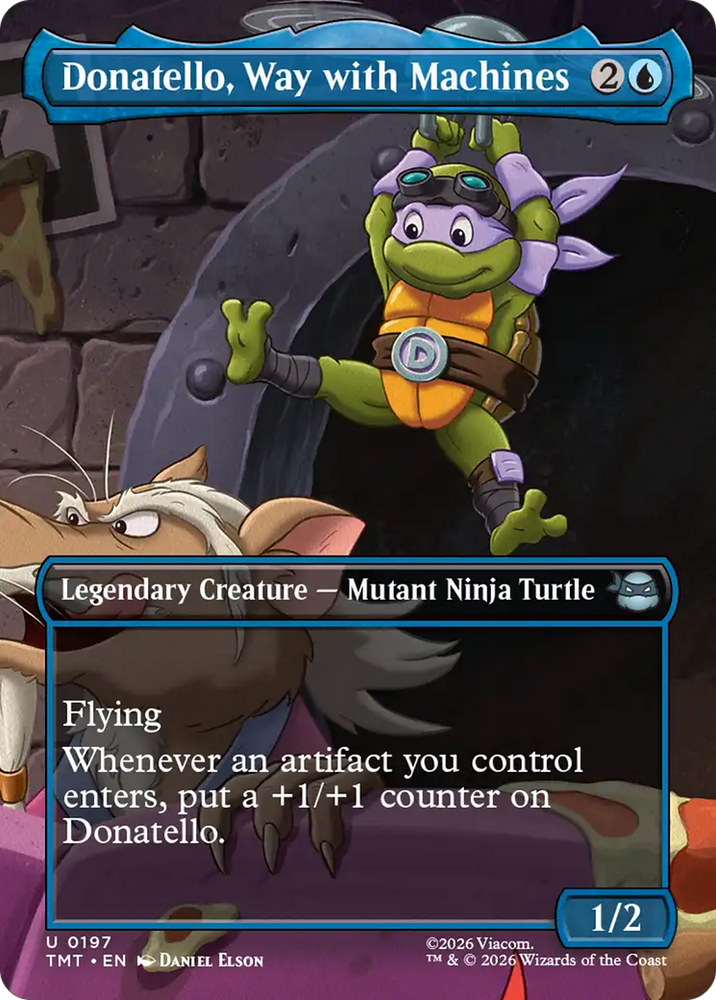 Magic | Donatello, Way with Machines (Borderless) [Teenage Mutant Ninja Turtles] | The Nerd Merchant