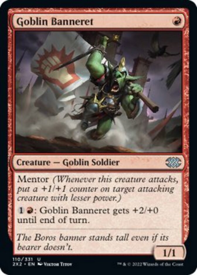 Magic | Goblin Banneret [Double Masters 2022] | The Nerd Merchant