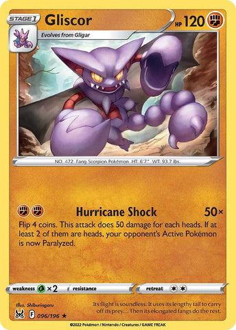 Pokemon | Gliscor (096/196) [Sword & Shield: Lost Origin] | The Nerd Merchant