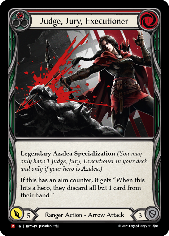 Flesh and Blood TCG | Judge, Jury, Executioner [HVY249] (Heavy Hitters) | The Nerd Merchant