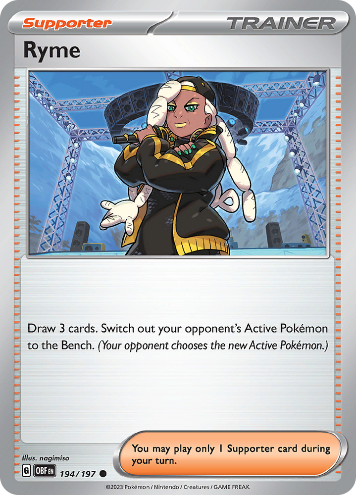 Pokemon | Ryme (194/197) [Scarlet & Violet: Obsidian Flames] | The Nerd Merchant