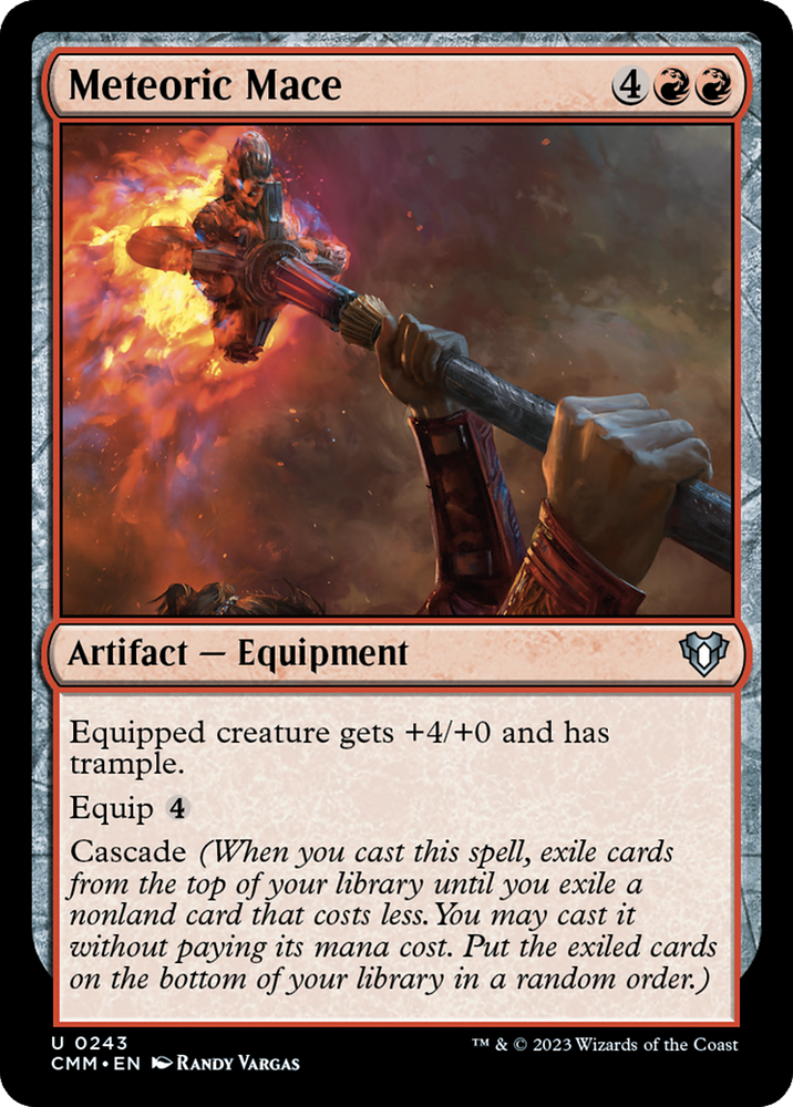Magic | Meteoric Mace [Commander Masters] | The Nerd Merchant