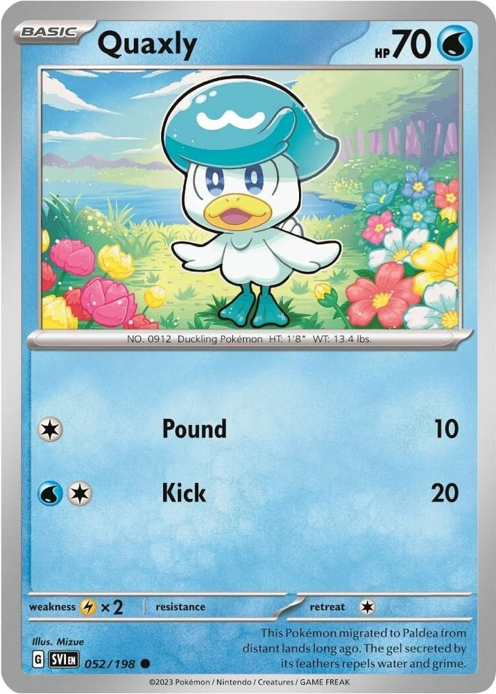 Pokemon | Quaxly (052/198) (Paldea Collection) [Scarlet & Violet: Base Set] | The Nerd Merchant