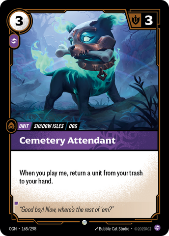 Cemetery Attendant (Foil) - Origins #165