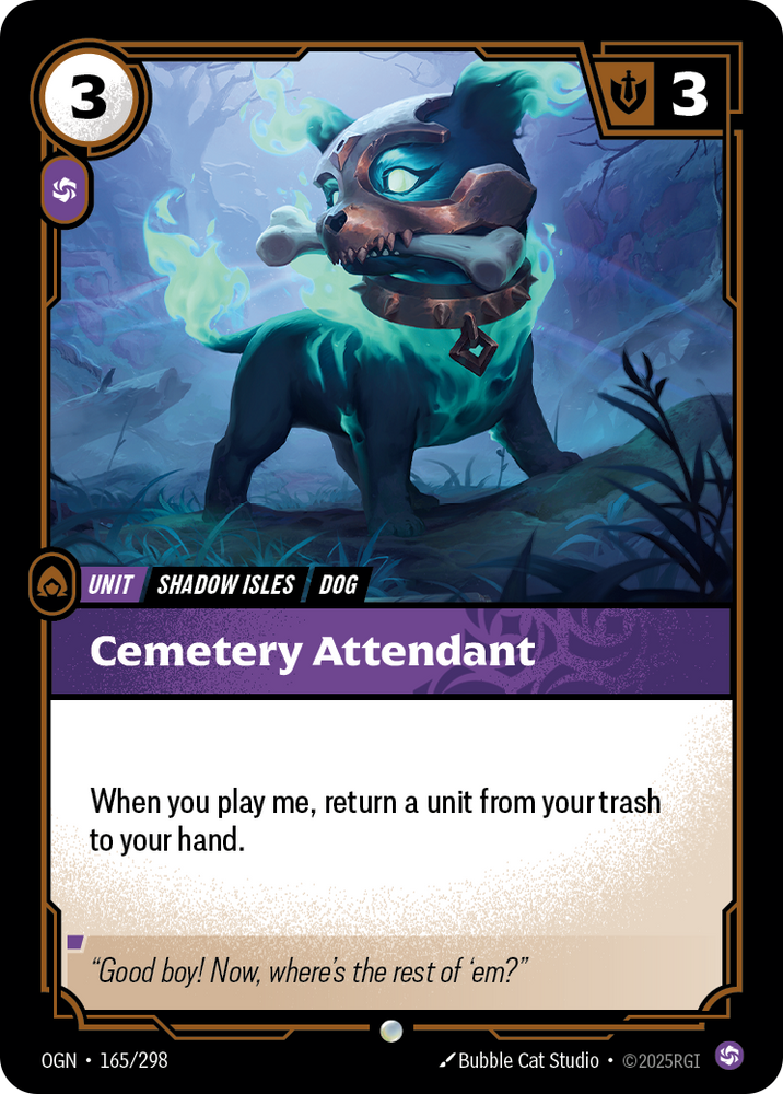 Cemetery Attendant - Origins #165