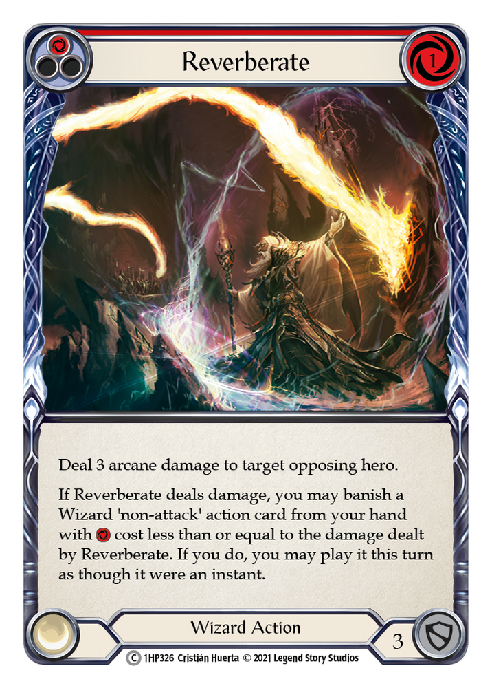 Flesh and Blood TCG | Reverberate (Red) [1HP326] (History Pack 1) | The Nerd Merchant