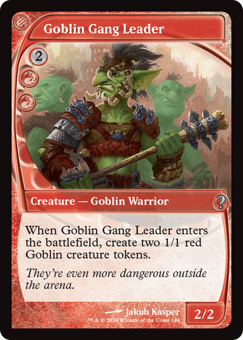 Goblin Gang Leader (Future Sight) [Mystery Booster 2]