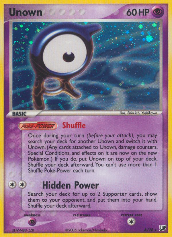 Pokemon | Unown (A/28) [EX: Unseen Forces] | The Nerd Merchant