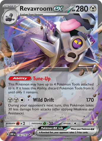 Pokemon | Revavroom ex (156/197) [Scarlet & Violet: Obsidian Flames] | The Nerd Merchant