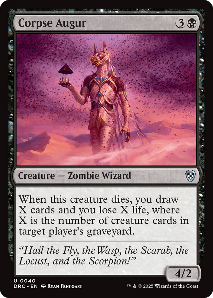 Magic | Corpse Augur [Aetherdrift Commander] | The Nerd Merchant