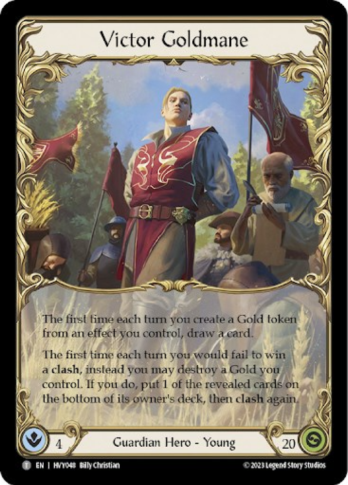 Flesh and Blood TCG | Victor Goldmane [HVY048] (Heavy Hitters) | The Nerd Merchant