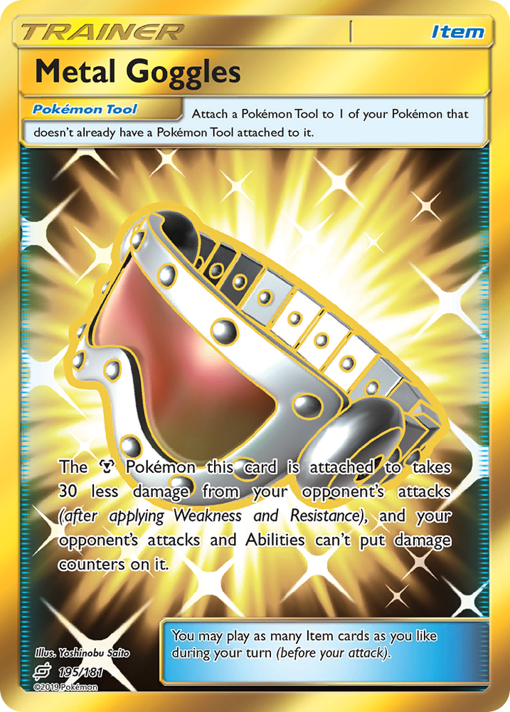 Pokemon | Metal Goggles (195/181) [Sun & Moon: Team Up] | The Nerd Merchant