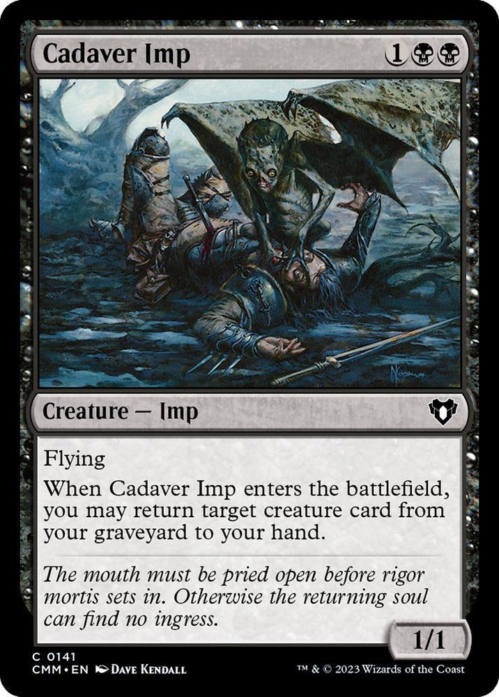 Magic | Cadaver Imp [Commander Masters] | The Nerd Merchant