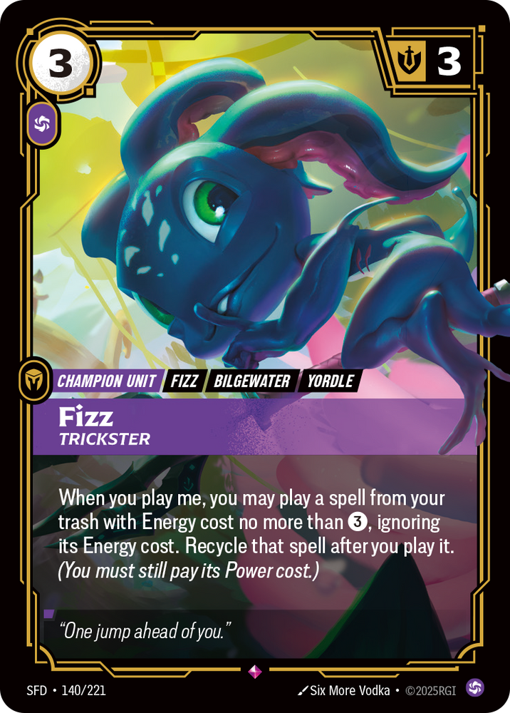 Fizz, Trickster (Foil) - Spiritforged #140