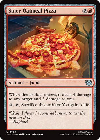 Magic | Spicy Oatmeal Pizza [Teenage Mutant Ninja Turtles] | The Nerd Merchant