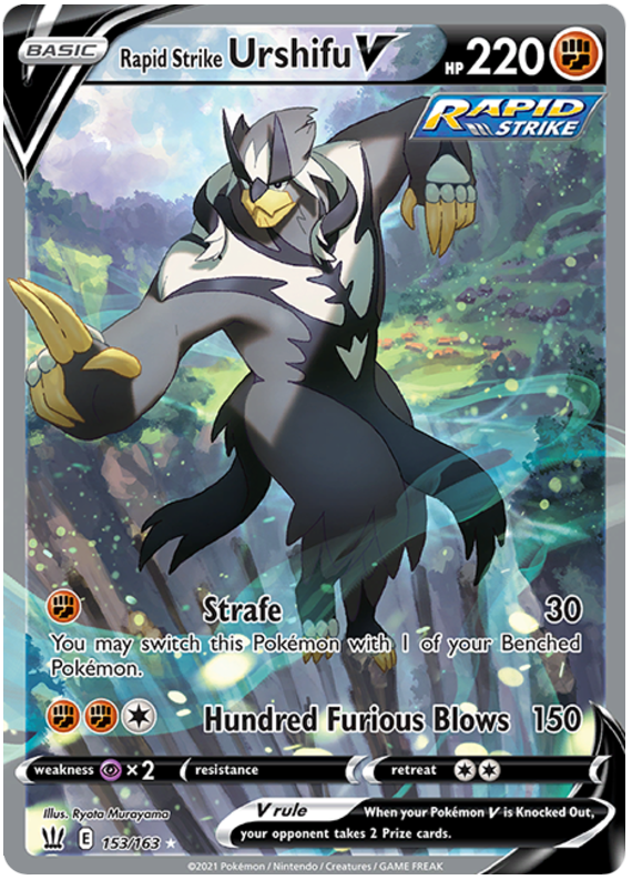 Pokemon | Rapid Strike Urshifu V (153/163) [Sword & Shield: Battle Styles] | The Nerd Merchant