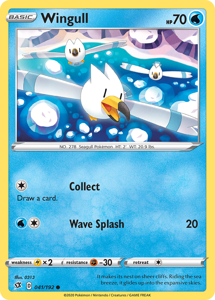 Pokemon | Wingull (041/192) [Sword & Shield: Rebel Clash] | The Nerd Merchant