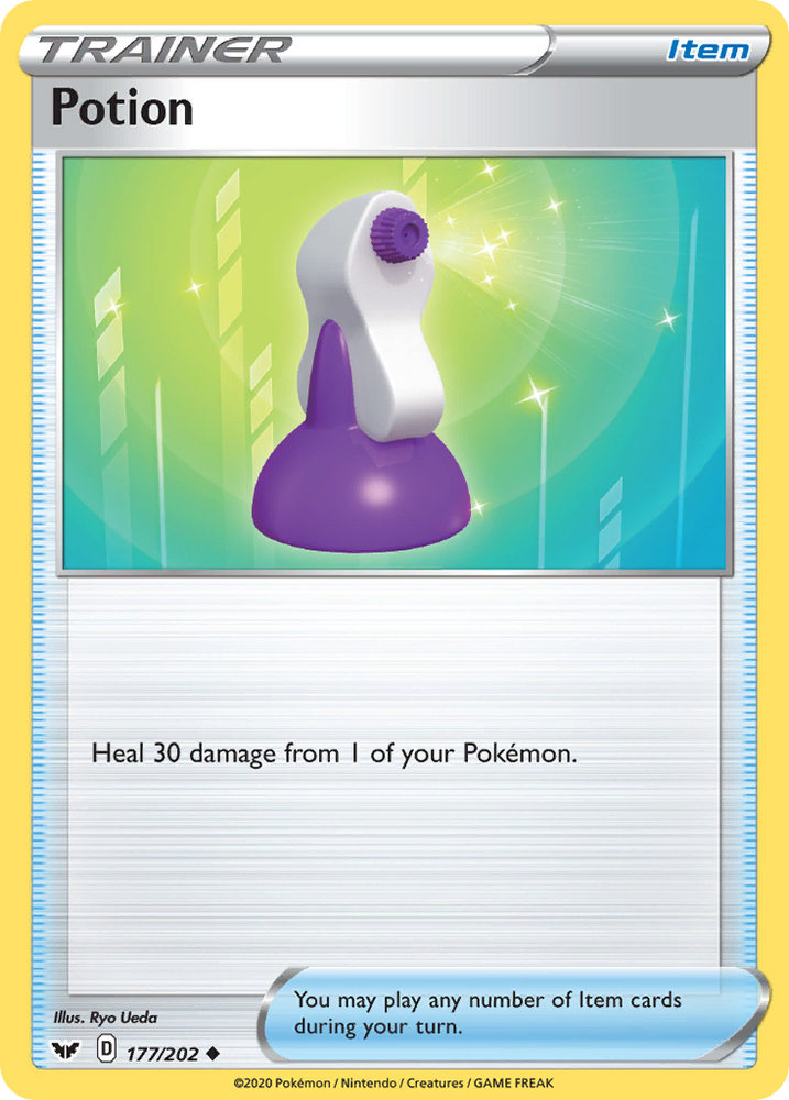 Pokemon | Potion (177/202) [Sword & Shield: Base Set] | The Nerd Merchant